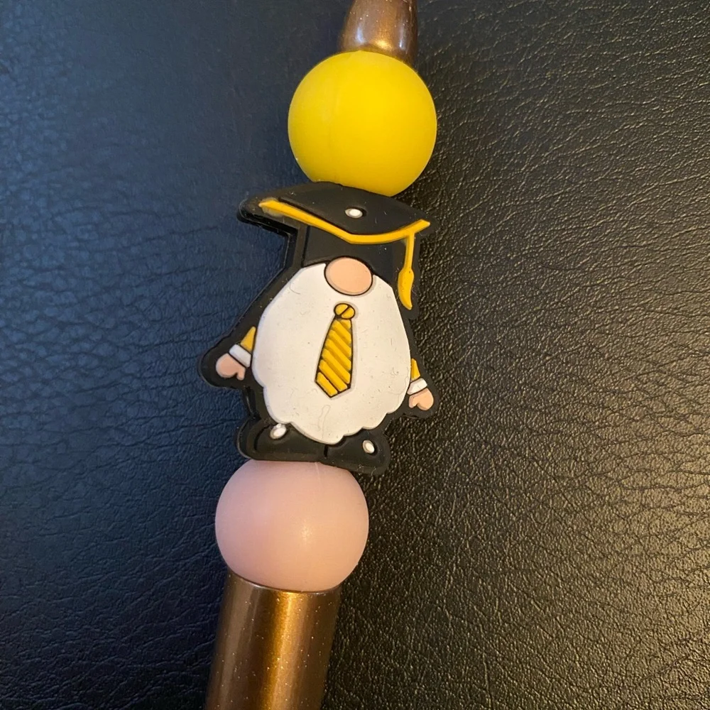 Graduation Gnome Pen Hand Crafted